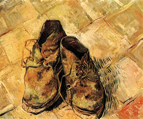 a pair of shoes van gogh